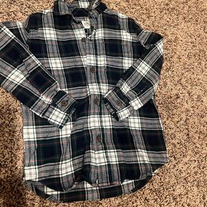 Gap kids flannel button down